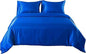 3-Piece Hotel Quality Luxurious Duvet Cover Ultra Soft Silky Satin with 2 Pillowcases(Twin Size, Royal Blue)